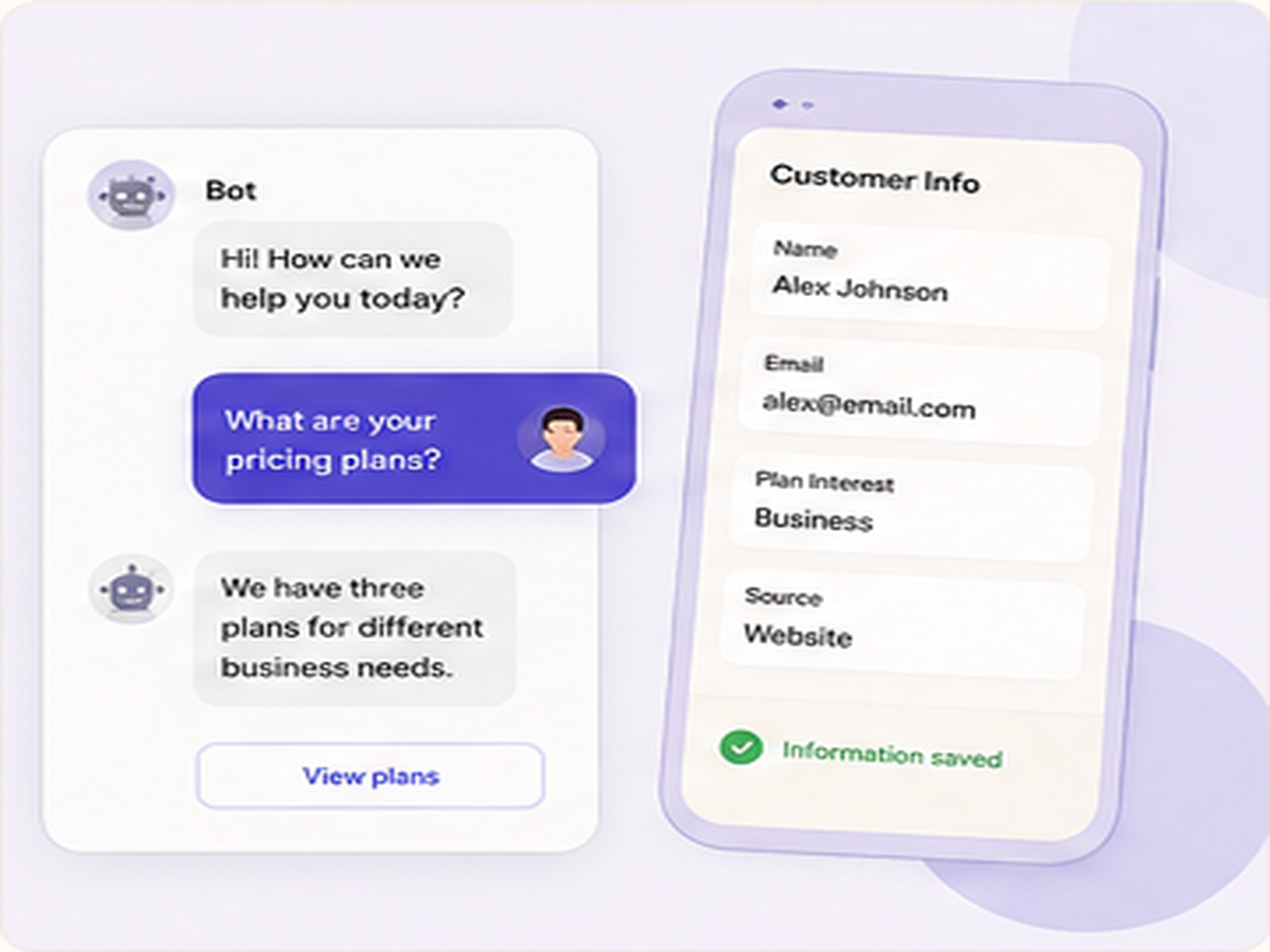 Automation chat flow