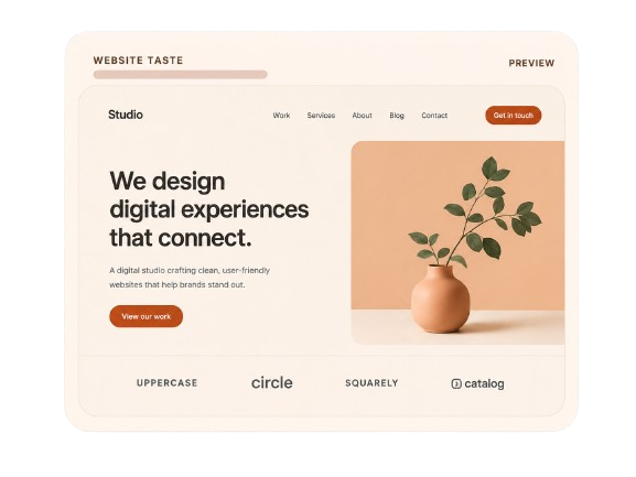 Website design preview