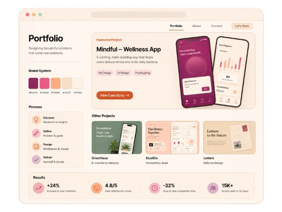 Portfolio article preview