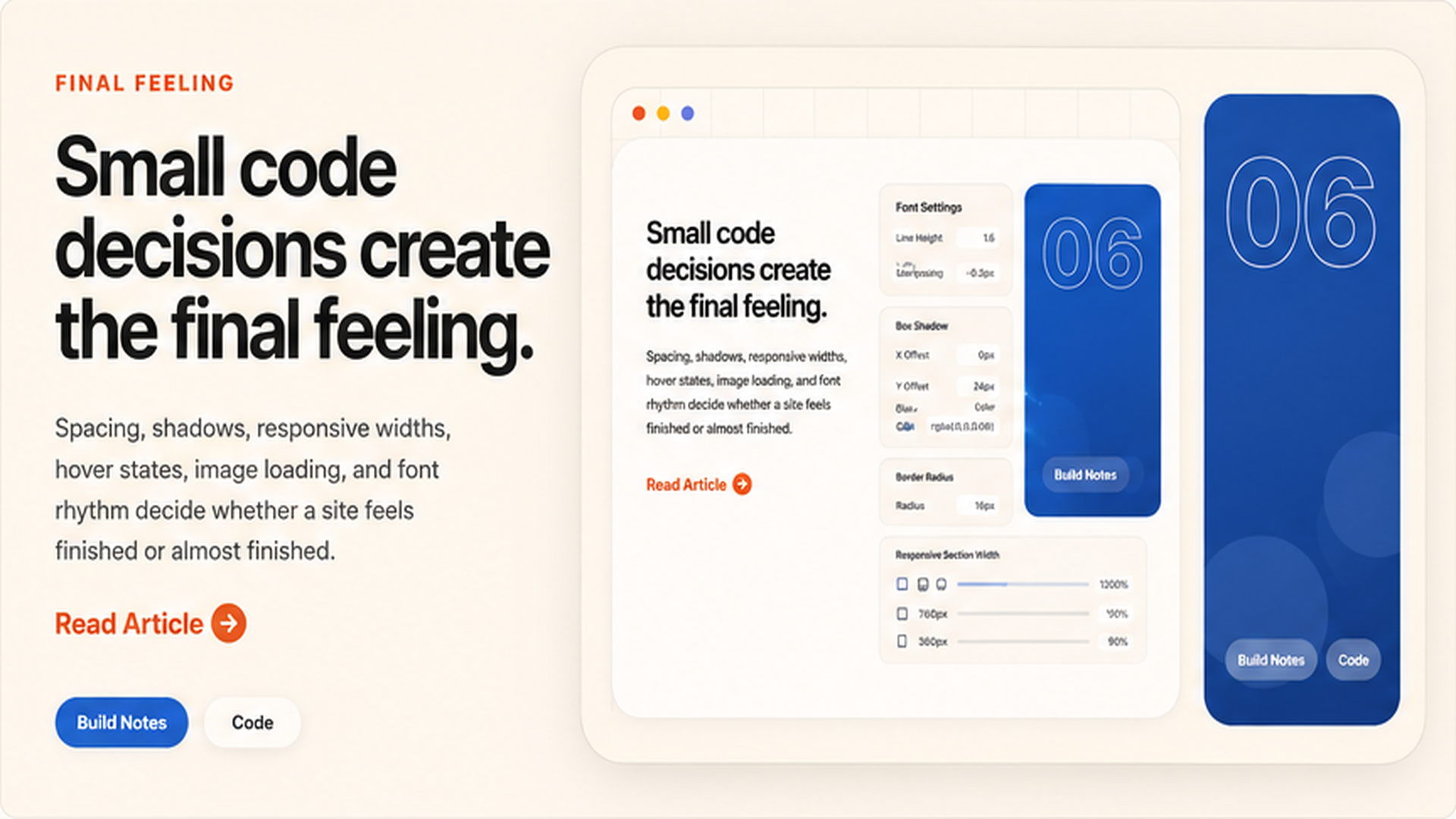 Code decision dashboard preview