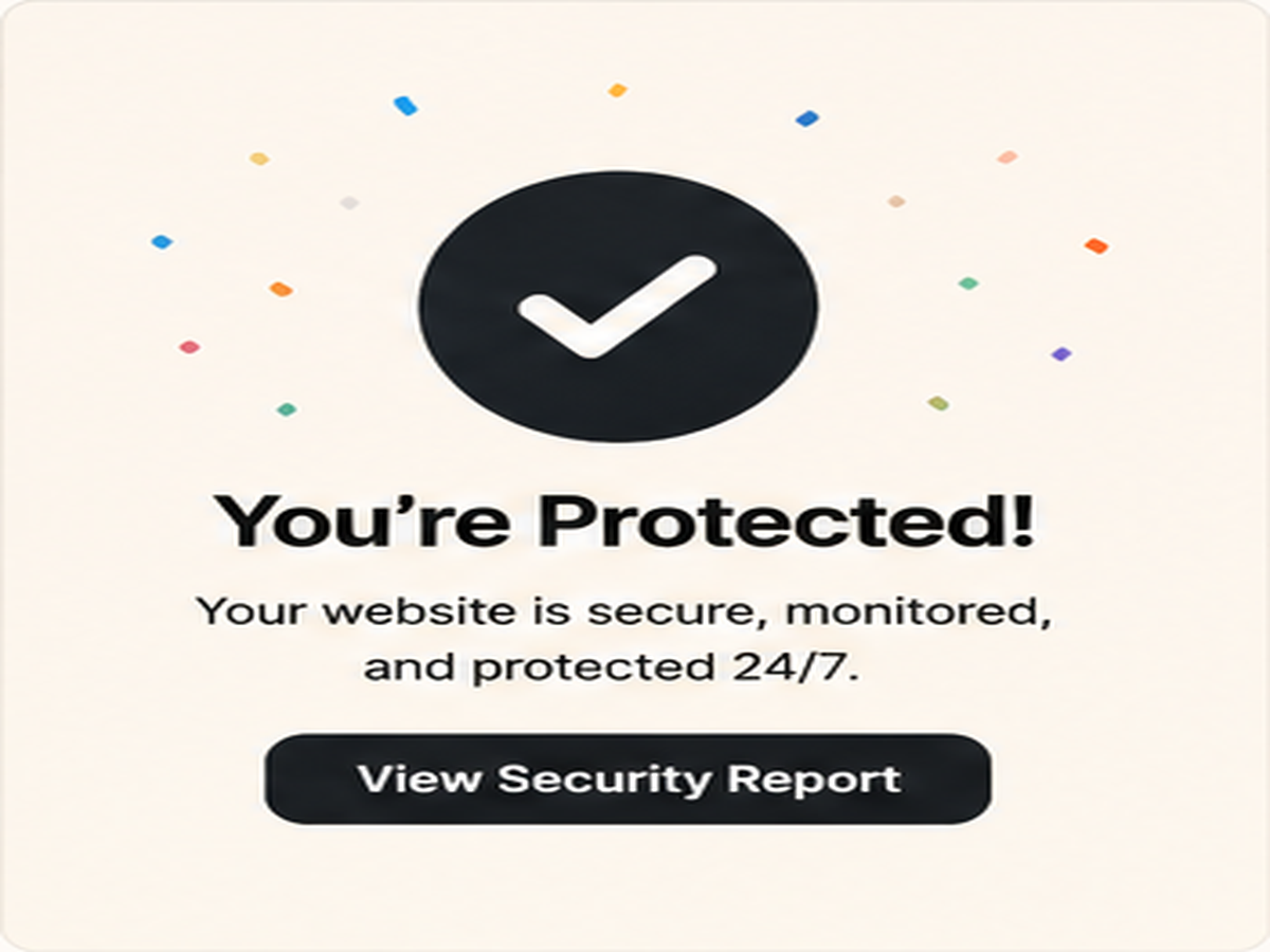 Security result screen