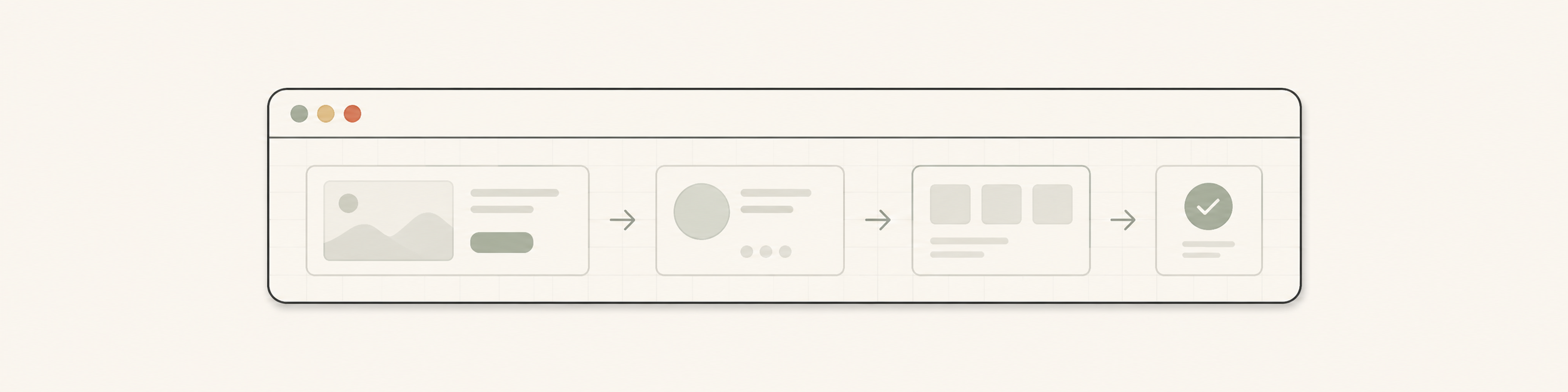 Tiny website flow preview