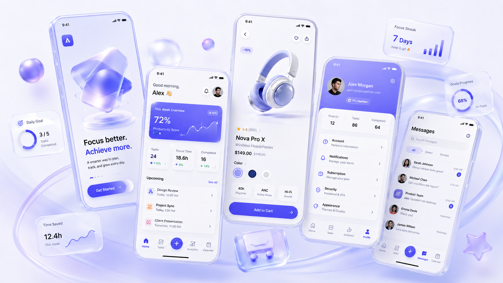 App interface preview